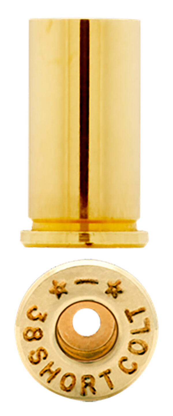 Starline Brass 38SCEUP100 Unprimed Cases  38 Short Colt Handgun Brass 100 Per Bag