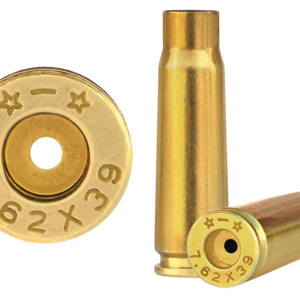Starline Brass 762X39EUP50 Unprimed Cases  7.62x39mm Rifle Brass 50 Per Bag