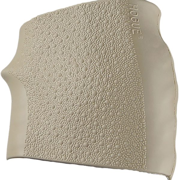 Hogue 18003 HandAll Jr. Grip Sleeve Small Size made of Rubber with Textured Flat Dark Earth Finish & Finger Groove for Most 22, 25 & 38 Pistols