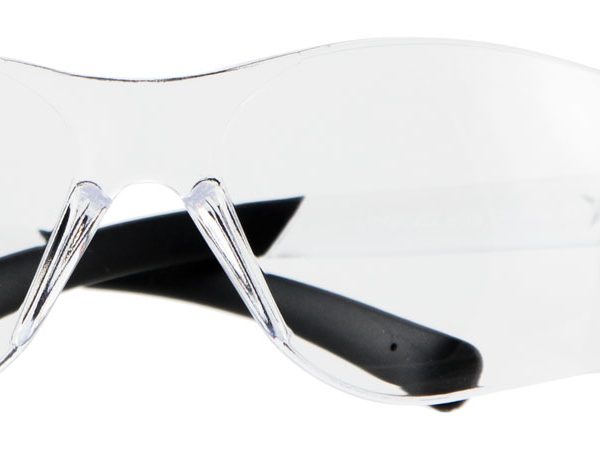 Pyramex PYS2510SDP Zteck Combo Adult Clear Lens Polycarbonate Clear Frame