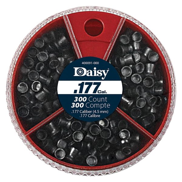 Daisy 987781406 Dial-A-Pellet Premium 177 Lead Flat Nose Pointed Hollow Point 300/Tin