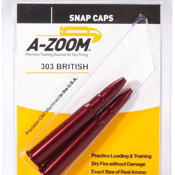 A-Zoom 12226 Rifle Snap Cap 303British 2Pack