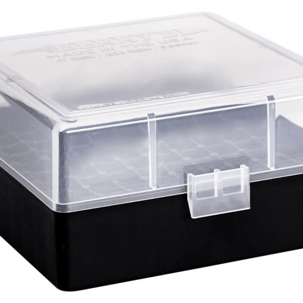 Berry's 03856 Ammo Box  223Rem/5.56NATO Clear/Black Polypropylene 100rd