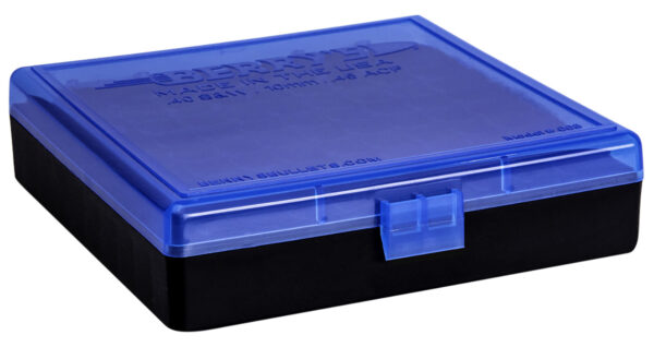 Berry's 67789 Ammo Box 40S&W/45ACP Blue/Black Polypropylene 100rd