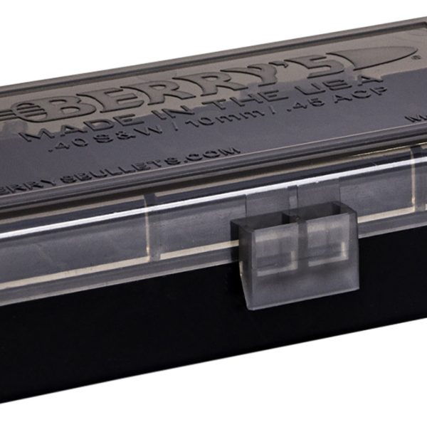 Berry's 13897 Ammo Box  40S&W/45ACP Smoke/Black Polypropylene 50rd