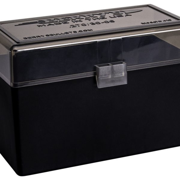 Berry's 32019 Ammo Box  270Win/30-06Springfield Smoke/Black Polypropylene 50rd
