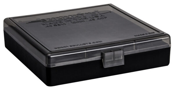 Berry's 92199 Ammo Box  40S&W/45ACP Smoke/Black Polypropylene 100rd