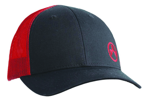 Magpul MAG1106-003 Icon Trucker Hat Black/Red Adjustable Snapback M/L Structured