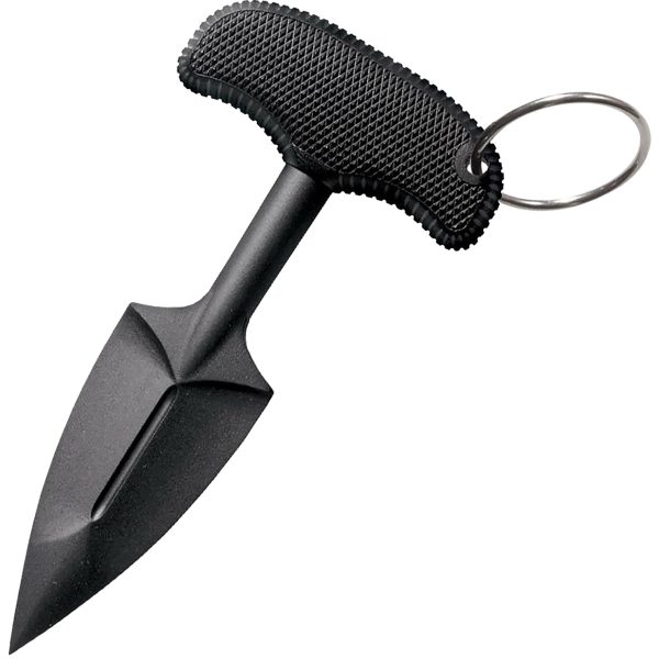 Cold Steel 92FPB FGX Push Blade II 2.25" Fixed Plain Black Griv-Ex Blade/Black Kray-Ex Handle