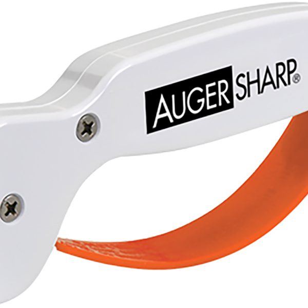 AccuSharp 007C AugerSharp Sharpener Diamond Tungsten Carbide Sharpener White/Orange