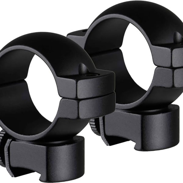 TruGlo TGTG8960B2 Lightweight Scope Rings  Matte Black 1" Medium 2 Screws (1 Per Side)