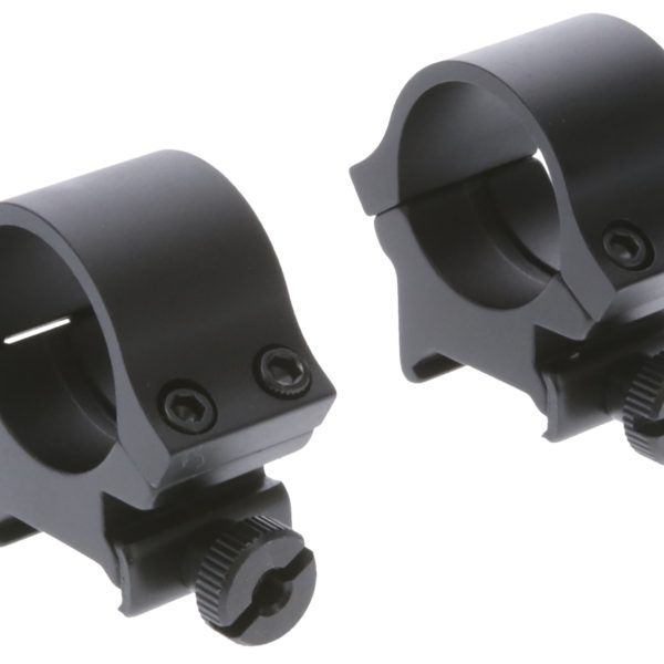 TruGlo TGTG8961B2 Lightweight Scope Rings  Matte Black 1" High