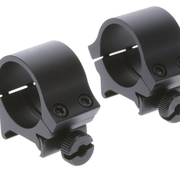 TruGlo TGTG8961B1 Lightweight Scope Rings  Matte Black 1" Medium