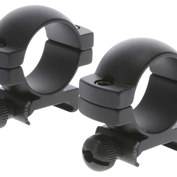 TruGlo TGTG8960B1 Lightweight Scope Rings  Matte Black 1" Medium