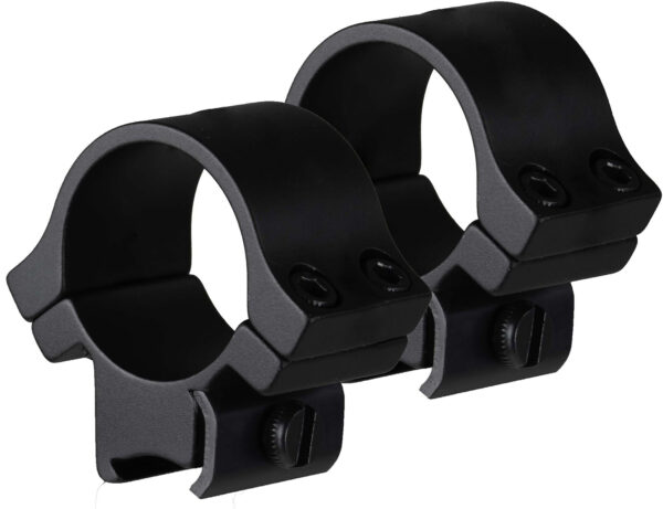 TruGlo TGTG8961B3 Lightweight Scope Rings Matte Black 1" Medium 4 Screws (2 Per Side)