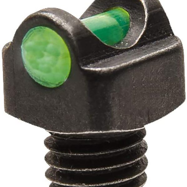 TruGlo TGTG954DG StarBrite Deluxe Bead Black | Green Fiber Optic Front Sight 2.6mm Threads