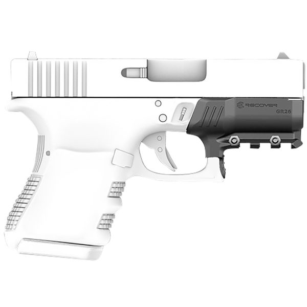 Recover Tactical GR2601 Rail Adapter for Glock 26 and 27 Black
