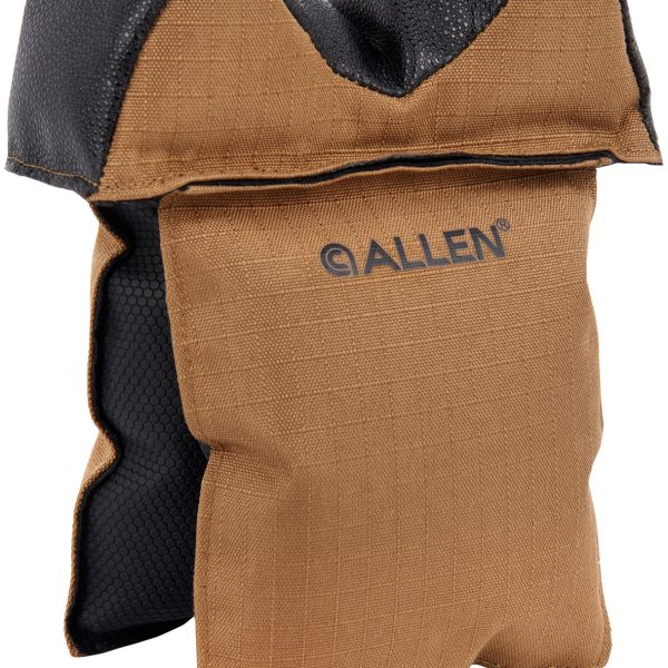 Allen 18413 X-Focus Window Prefilled Front Bag Coyote w/Black Accents Ripstop Polyester, Tacky Grip Bottom Weighs 1.29 lbs., 5.50" L x 7" H