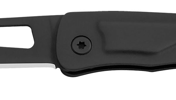 S.O.G SOG-CE1002-C Centi I 1.40" Folding Straight Back Plain Black Hardcased Stainless Steel Blade/Black Stainless Steel Handle