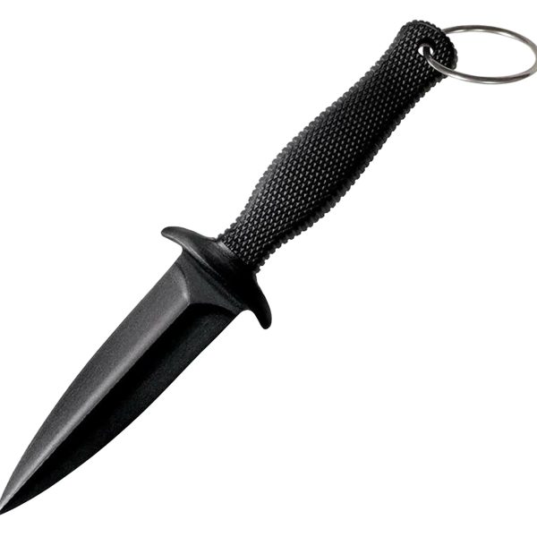 Cold Steel CS-92FBB FGX Boot Blade II 3.25" Fixed Plain Black Griv-Ex Blade/Black Checkered Kray-Ex Handle