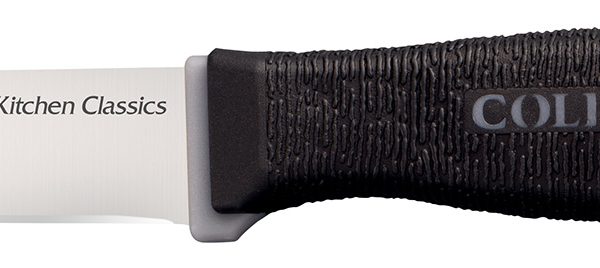 Cold Steel CS59KSPZ Kitchen Classics Paring 3" Fixed Plain Cryo 4116 SS Blade/4" Black Kray-Ex Handle