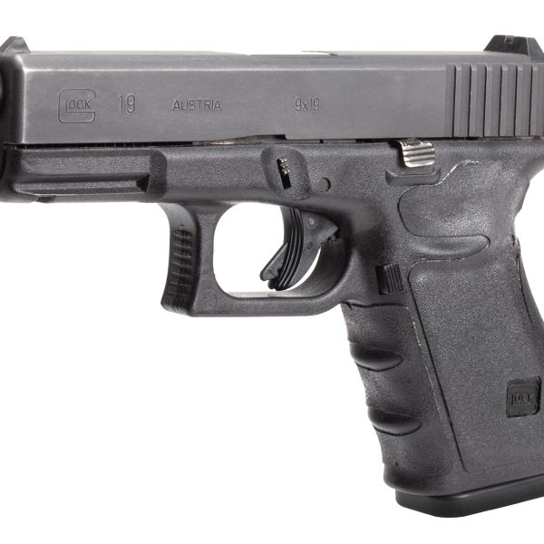 Hogue 17230 Wrapter Adhesive Grip Compatible w/ Glock 19 Gen3/23 Gen3/32 Gen3/38 Gen3 Textured Black Rubber