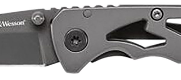 Smith & Wesson Knives CK400CP Skeletonized  2.20" Folding Drop Point Plain Stainless Steel Blade 3.20" Handle Includes Pocket Clip
