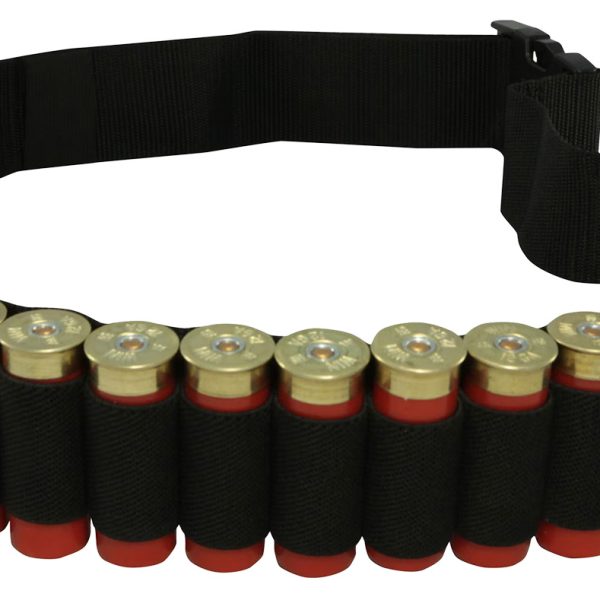 Hunters Specialties 00680 Shotgun Shell Belt Black Nylon 25 Shotshells Waist Mount