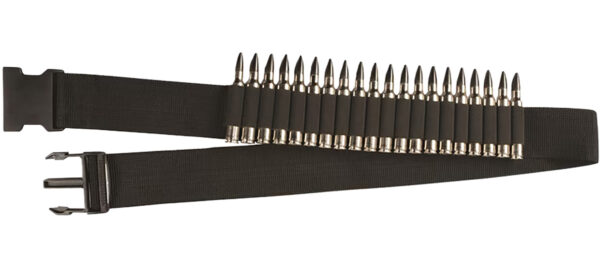 Hunters Specialties 00682 Rifle Shell Belt  Black Nylon Webb 20rd Waist Mount