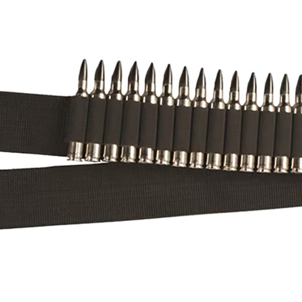 Hunters Specialties 00682 Rifle Shell Belt Black Nylon Webb 20rd Waist Mount