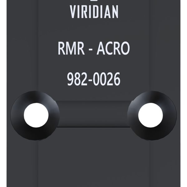 Viridian 9820026 RFX45 RMR Mounting Adapter  Black Anodized