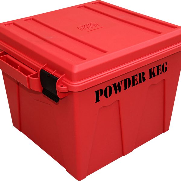 MTM Case-Gard PK12 Powder Keg Storage Container Red Polypropylene Plastic