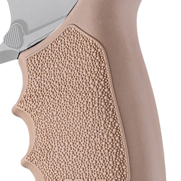 Hogue 18523 Grip Sleeve Handall Beavertail Flat Dark Earth Rubber