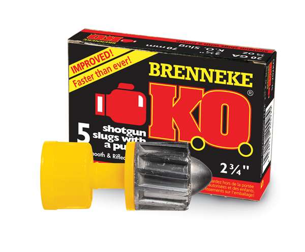 BRENNEKE KO SLUG AMO 20GA 2.75 IN 3/4OZ 328GR 5-RD