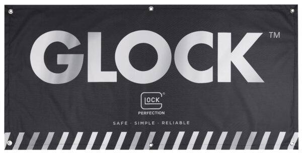 Glock AD02044 Fabric Banner Black 4' x 2'