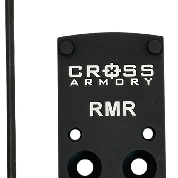 Cross Armory CRRMADAPTER Adapter Plate Black Oxide Aluminum Compatible w/ RMR Optics