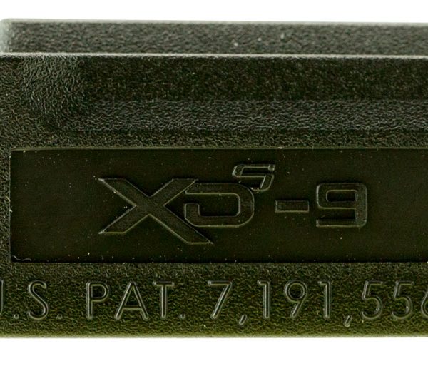 Springfield Armory XDS5902M Backstrap Sleeve made of Polymer with Black Finish & 1 Piece Design for 9mm Luger Springfield XD-S with #2 Backstrap & 3.30"-4" Barrel