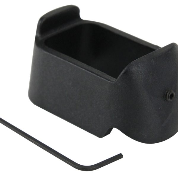 Pachmayr 03852 Mag Sleeve  made of Polymer with Black Finish for Glock 19,23 Mags to fit Glock 26 & 27 Models