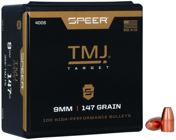 Speer 4006 TMJ  9mm 147gr Total Metal Jacket 100 Per Box/5 Case