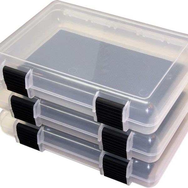 MTM IN SAFE STORAGE CASE 12 IN CLEAR FOR LARGER HGS ( 3 PACK ) 4 PER CASE