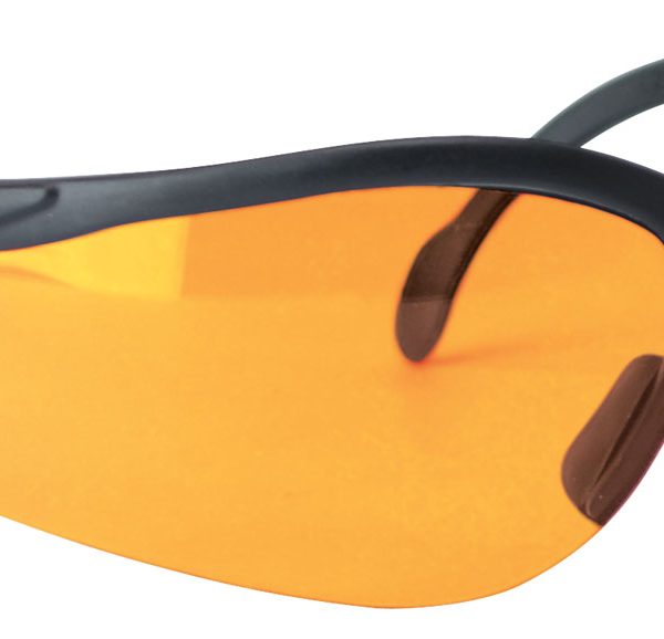 Walker's GWPAMBLSG Sport Glasses  Adult Amber Lens Polycarbonate Black Frame