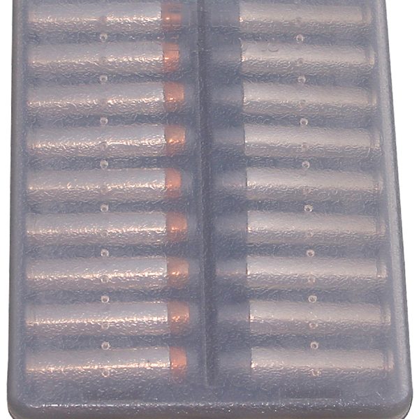 MTM Case-Gard W184441 Ammo Wallet Handgun 44 Mag 18rd Clear Smoke Polymer