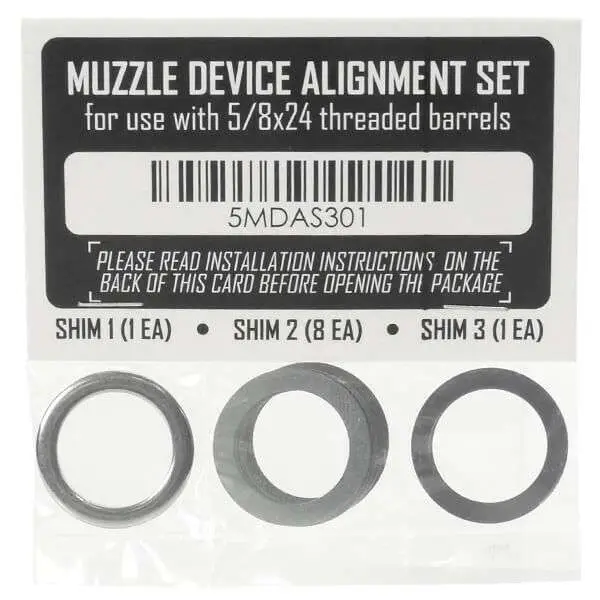 DEAD AIR MUZZLE DEVICE SHIM KIT 7.62