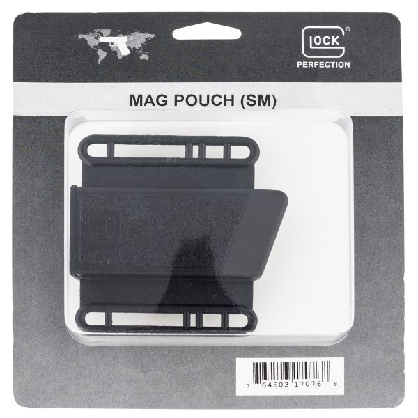 Glock MP17076 Mag Pouch  OWB Black Polymer, Belt Loop Mount Up To 2.25", Fits G17/19/22/23/36/27/34/35