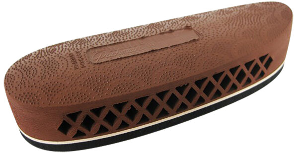 Pachmayr 00007 F325 Deluxe Field Recoil Pad Medium Brown with White Line Rubber for Shotgun