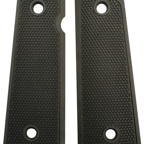 Archangel AA107 Grip Panels  Made of Aluminum With Black Anodized Diamond Checkering Finish for 1911 Government