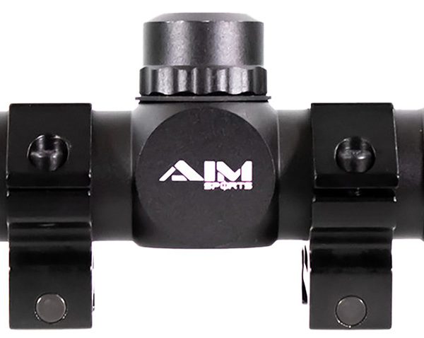 Aim Sports JTM432B Tactical Compact Black Anodized 4x 32mm 1" Tube Mil-Dot Reticle