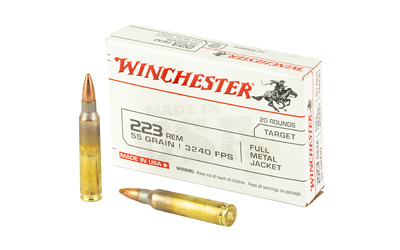 WIN USA TRGT 223REM 55GR FMJ 20/1000