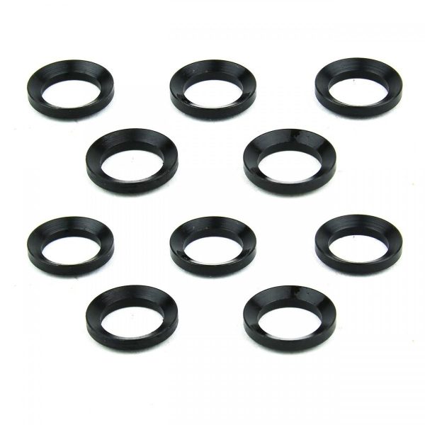 Tacfire AR-15/.223 Muzzle Brake Crush Black Washers - 10/ct