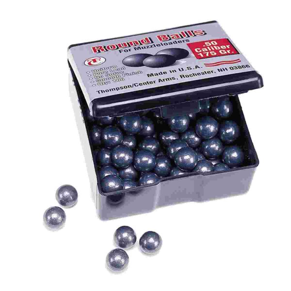 Thompson Center Maxi-Hunter Round Balls .50 cal 175 gr Lead 100/ct